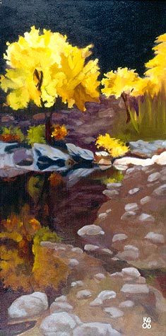 Landscape painting Arizona Gold