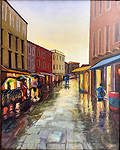 Venice Italy landscape oil on canvas painting