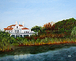 Realistic oil painting Coopers Beach Southampton